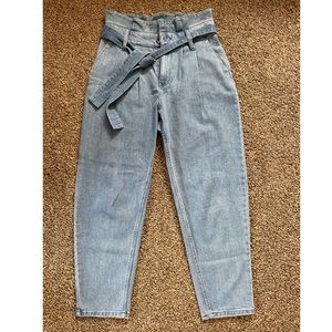 paperbag waist jeans